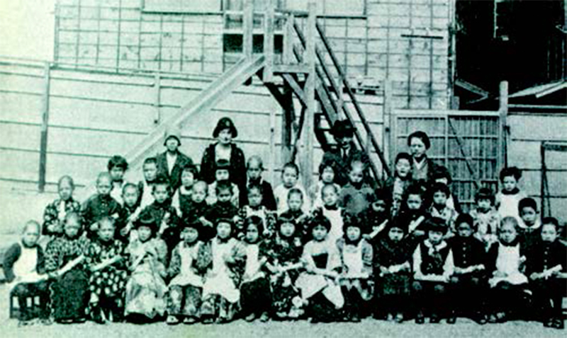 菊川幼稚園（現：菊川保育園）（1924年頃）